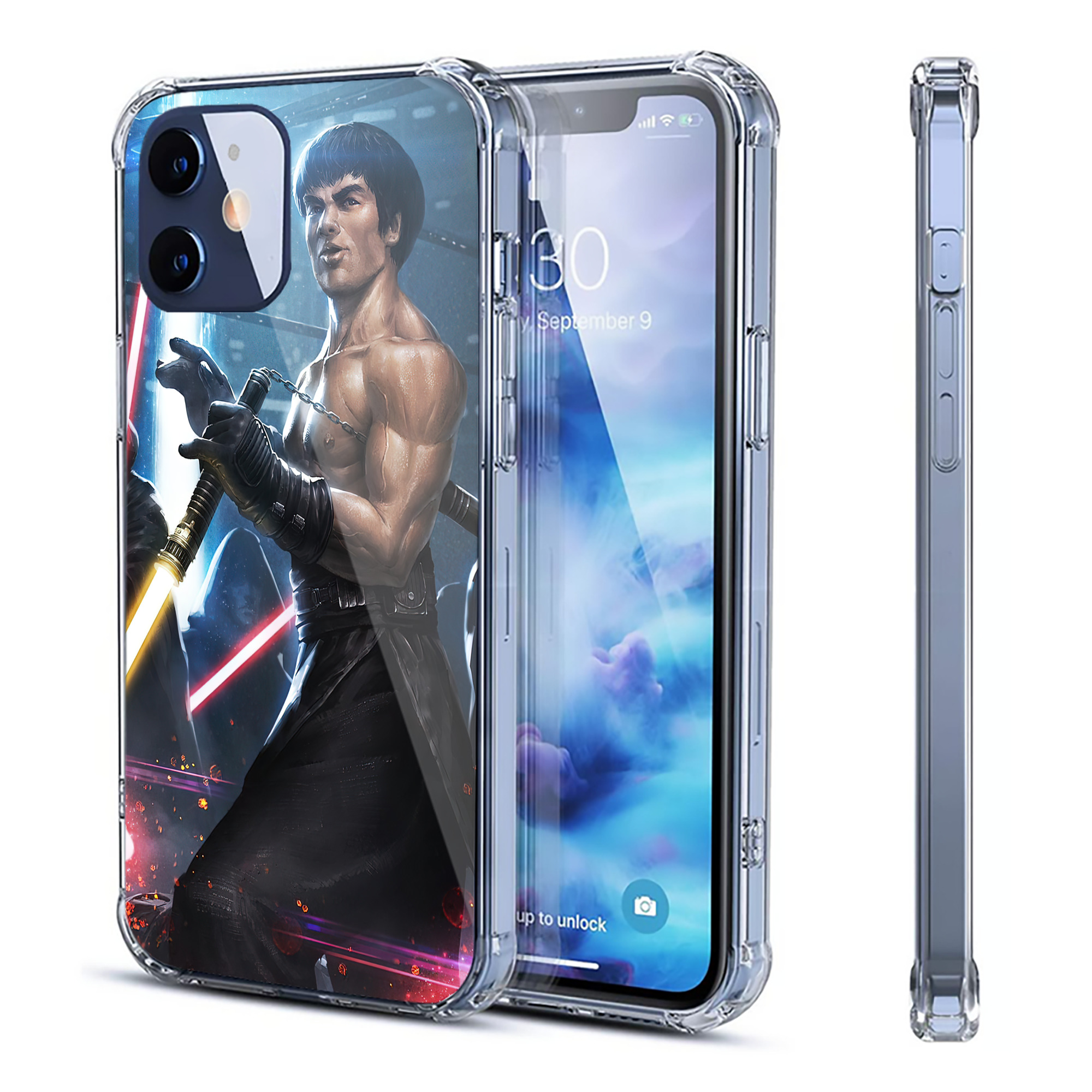 （画像用） スター・ウォーズ Star Wars 【iPhone 12シリーズ対応】透明スマホケース（クリアソフトケース）